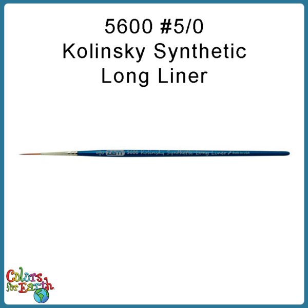 5600 Kolinsky Synthetic Long Liners - Image 2