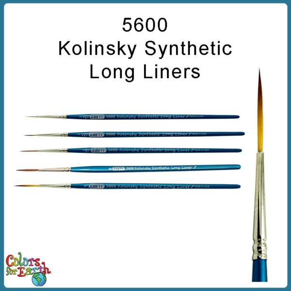 5600 Kolinsky Synthetic Long Liners