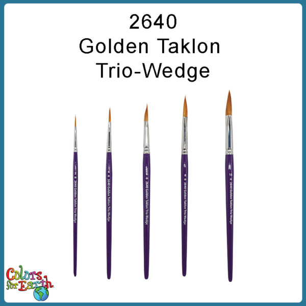 2640 Golden Taklon - Trio-Wedge