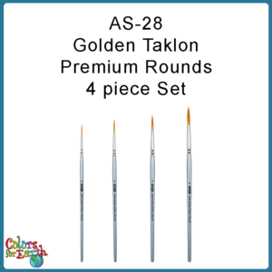 AS-28 Golden Taklon Premium Round 4 pc Set