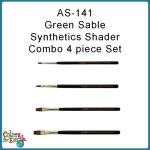AS-141 Green Sable Synthetics (4 pc-Shaders)
