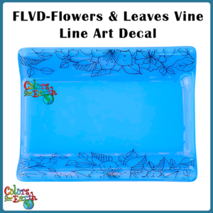 Flowers and Leaves Vine - Waterslide Decals