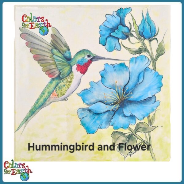 Hummingbird & Flower - CBPM173