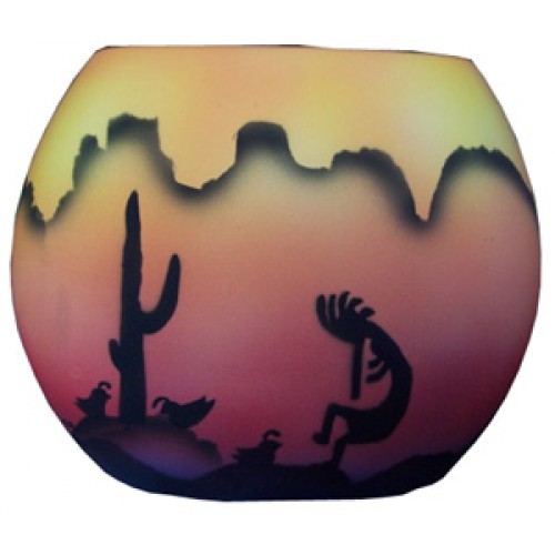 Mesa Sunset (Airbrush & Stencil)