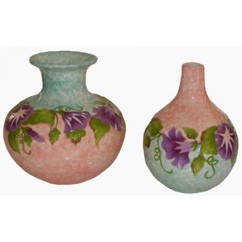 Morning Glory Vases (Piping)(Hardcopy)
