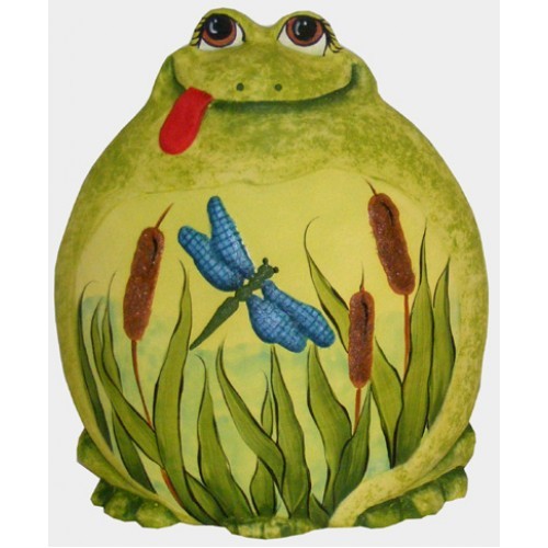 Lava Stone Pillow Frog