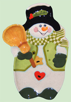 Snowman Chip-n-Dip