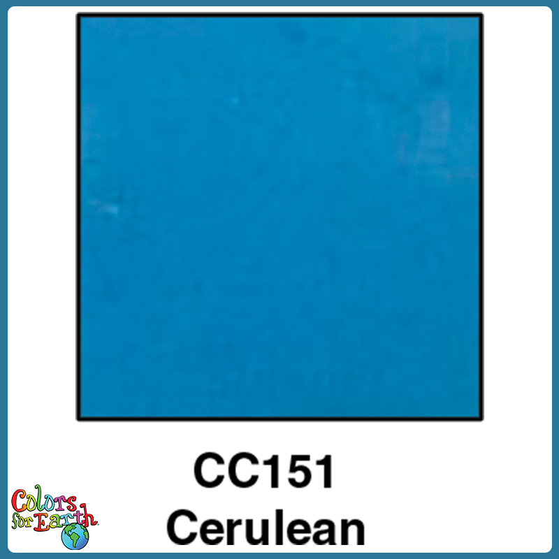 Modern blue color palette set cerulean Royalty Free Vector