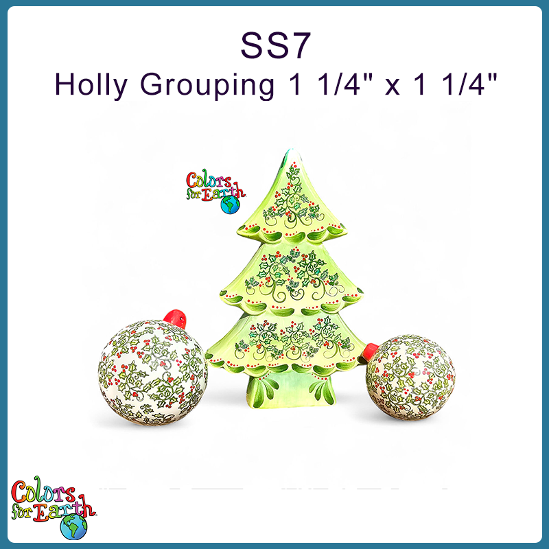 SS7 Holly Grouping 1 1/4" x 1 1/4" - Image 4