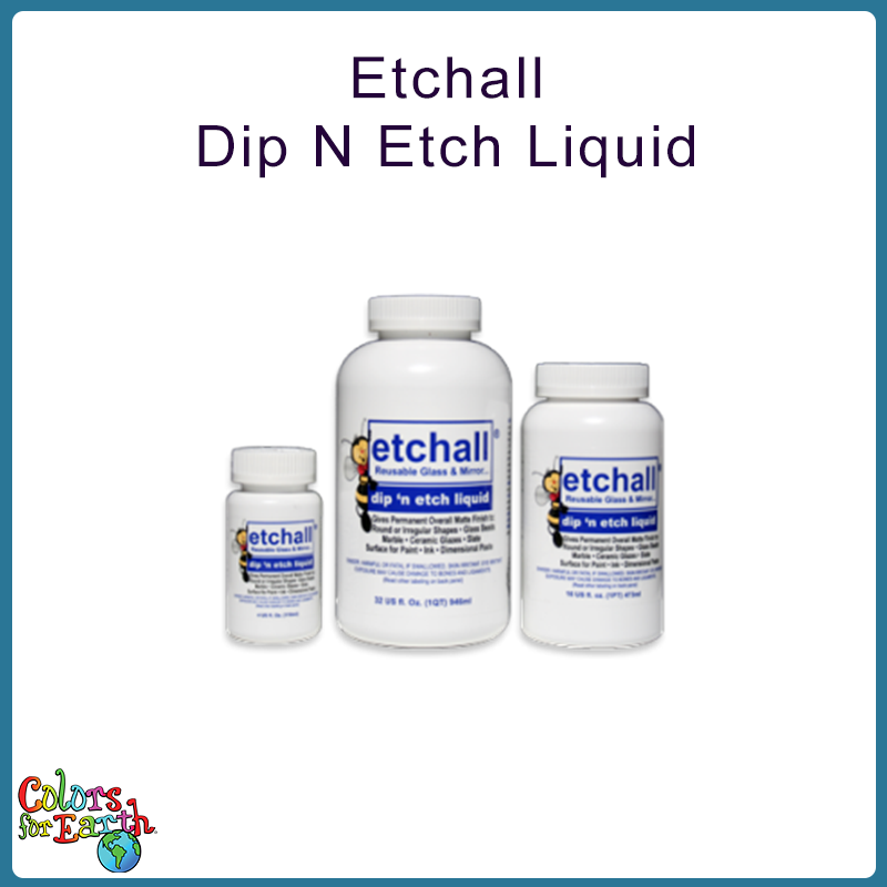  etchall® Dip 'n Etch (32 oz) : Arts, Crafts & Sewing
