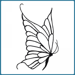 Short Butterfly Stamp