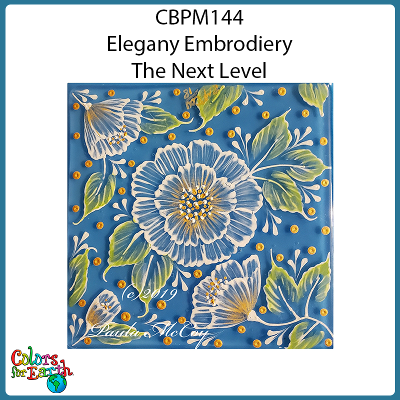 CBPM144 Elegant Embroidery The Next Level-PDF - Colors For Earth, LLC